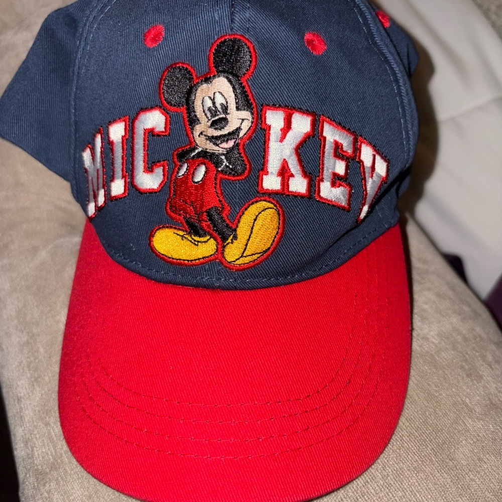 Disney Mickey Mouse Kids Hat - Red and Blue